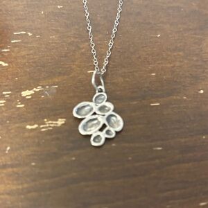 Lisa Medoff Sterling Silver Cups Pendant Necklace
